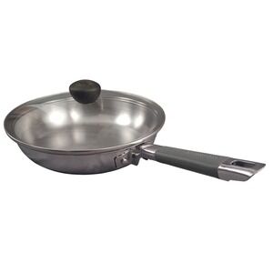 Farberware Millennium Stainless Steel 10 Inch Skillet Frying Pan with Glass Lid